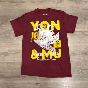 Juno Ito’s Cat Diary Yon & Mu Tee Men’s Size Medium